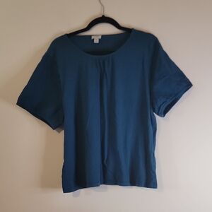 J. Crew Teal Short Sleeve Top